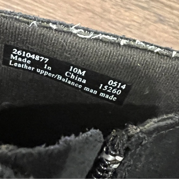 Clarks Women's Mission Parker Boot Size 10M Block Heel Black Leather Suede - Picture 9 of 10